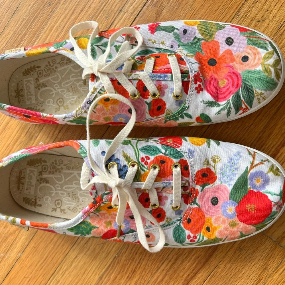 Rifle Paper Co. Keds floral print